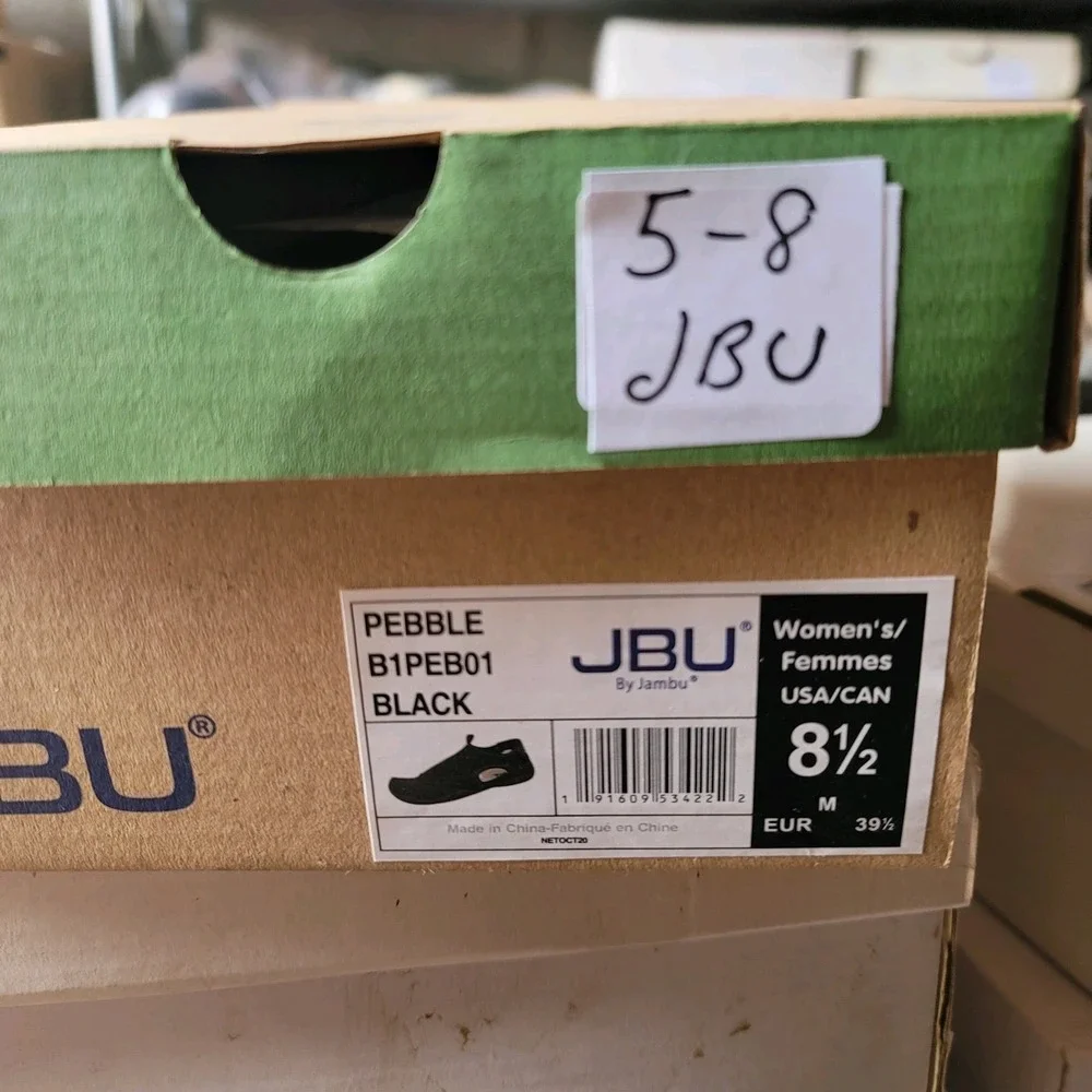 JBU by Jambu Women's Sandals Size 8.5 M Water Beach Pebble Black Fisherman